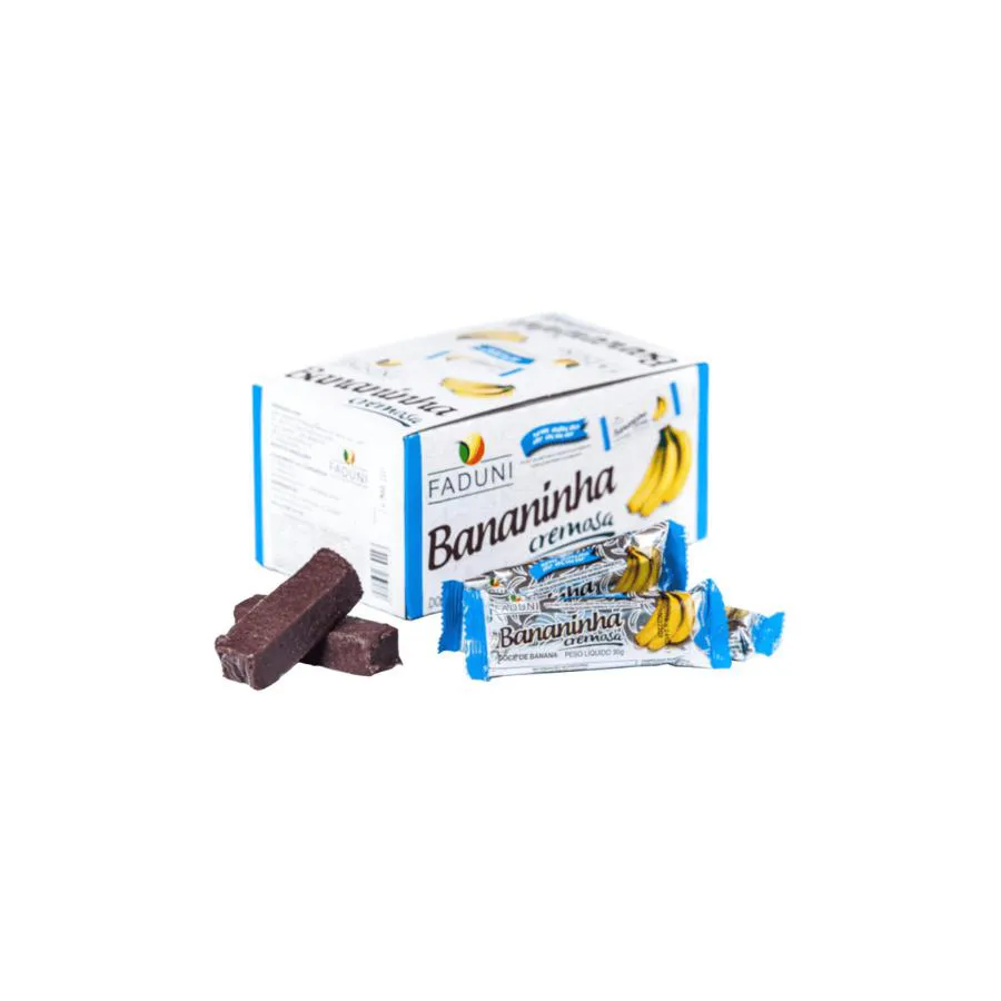 Bananinha Cremosa Faduni sem Adição de Açúcar 24x30g