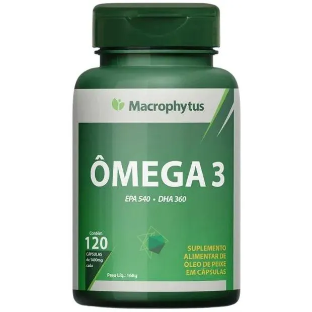 Ômega 3 1400mg Epa/dha 120 Softgels - Macrophytus