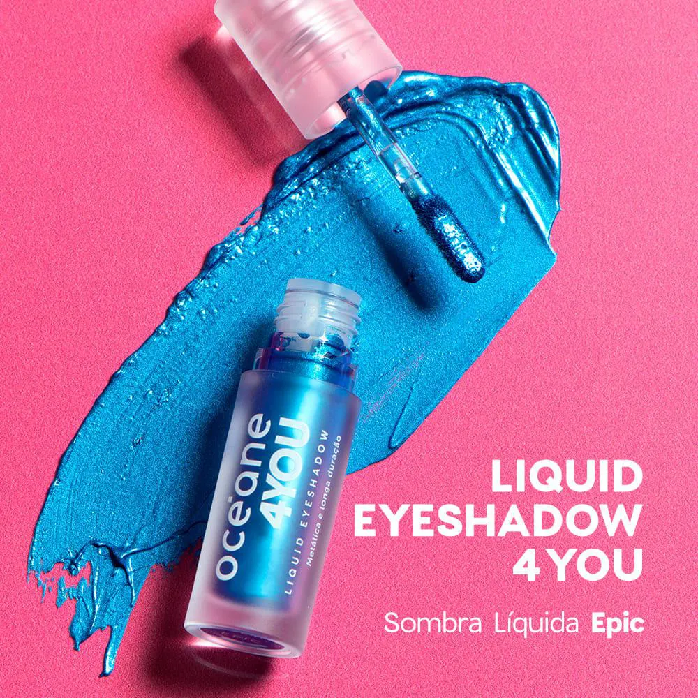Sombra Líquida Azul - Liquid Eyeshadow Epic 4you 2g