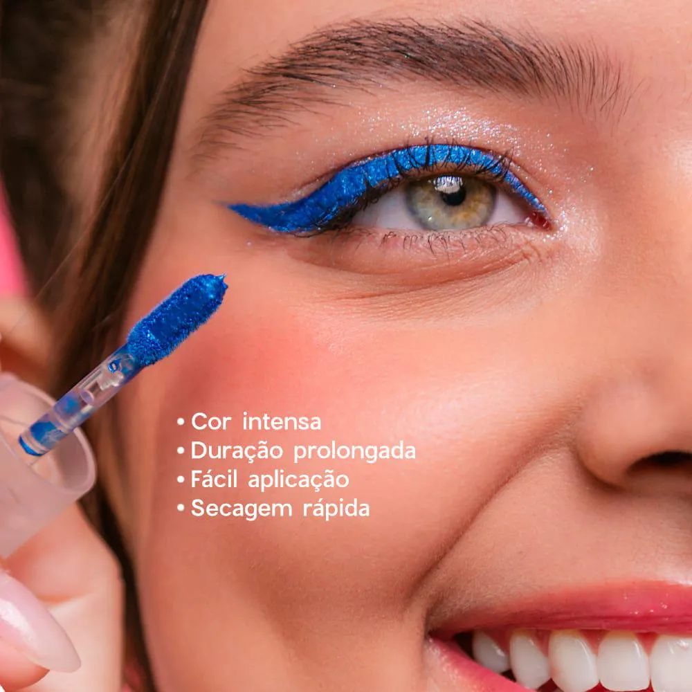 Sombra Líquida Azul - Liquid Eyeshadow Epic 4you 2g