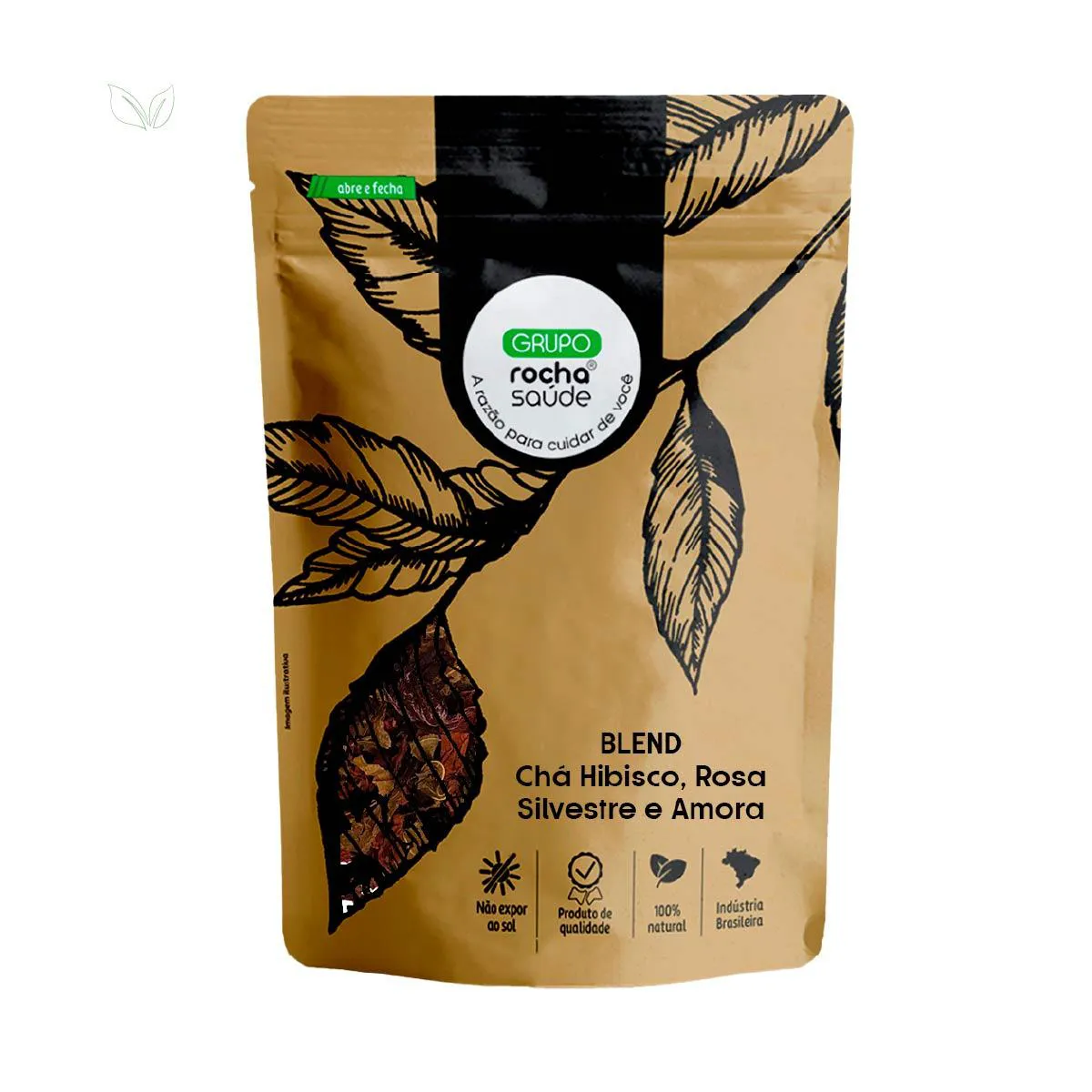 Blend Chá Hibisco, Rosa Silvestre &Amp; Amora 50G