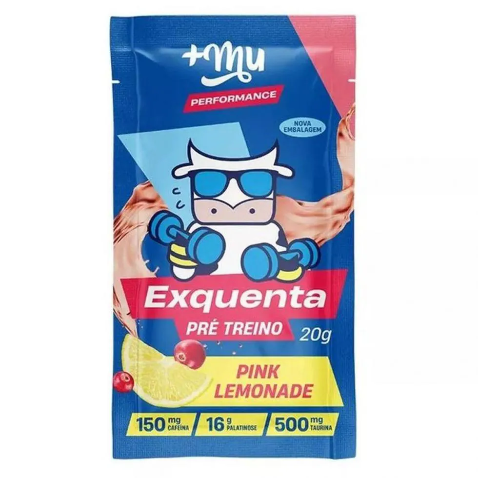 EXQUENTA MUKE SACHê (20G) - SABOR: PINK LEMONADE