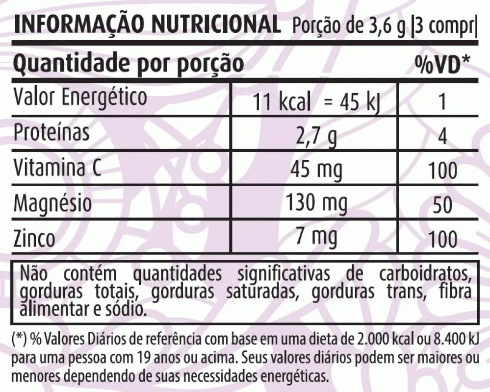 Colágeno Zmc 1200mg (90 Comprimidos) - Padrão: Único