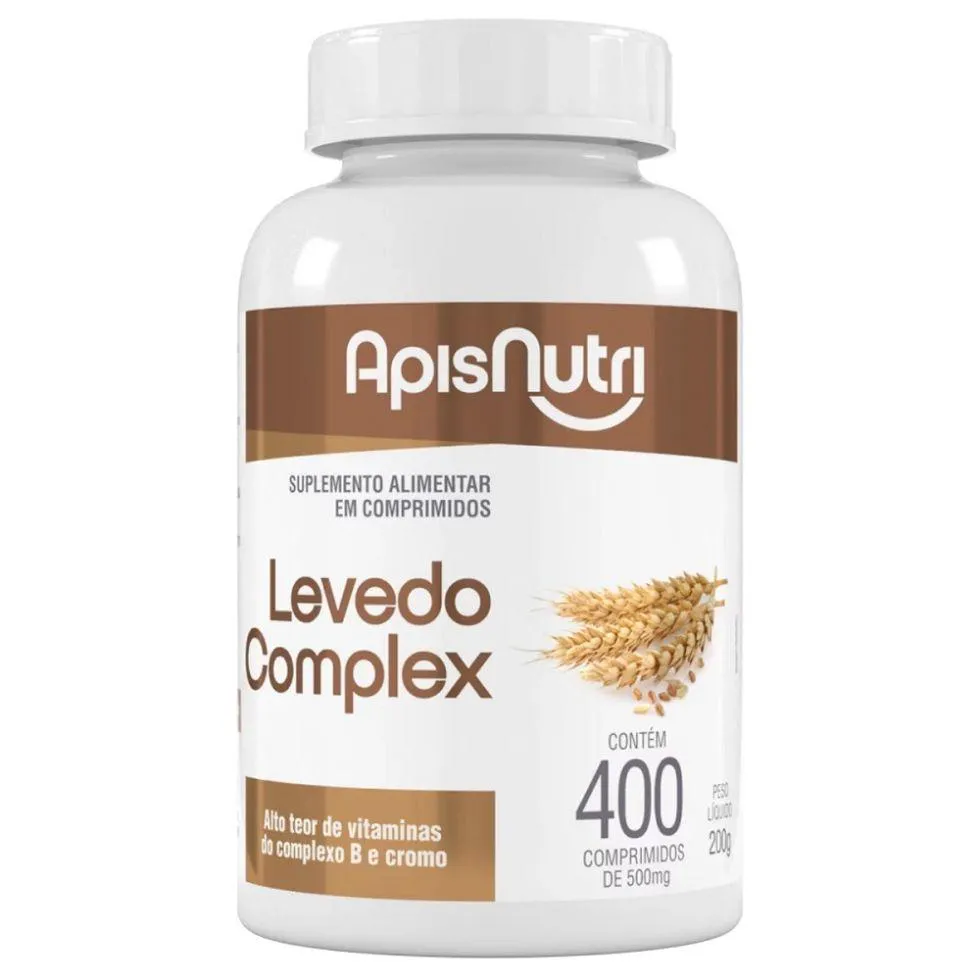 Levedo Complex 500mg (400 Comp) - Padrão: Único