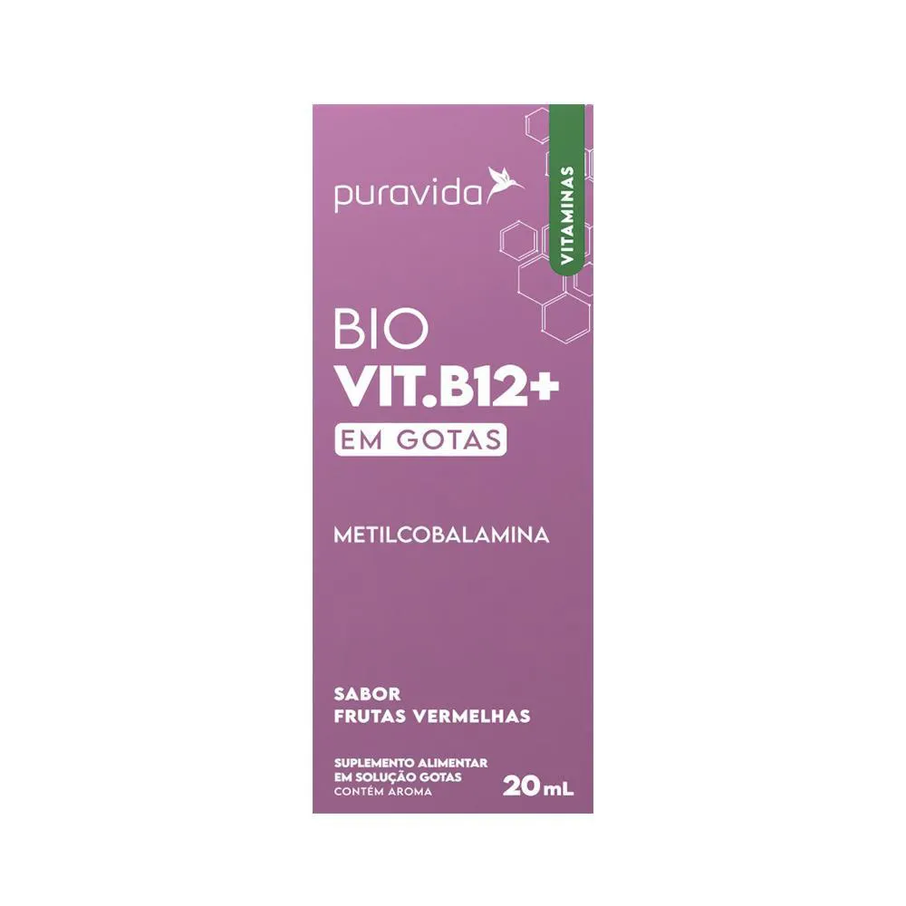 Puravida Vitamina B12+ em Gotas
