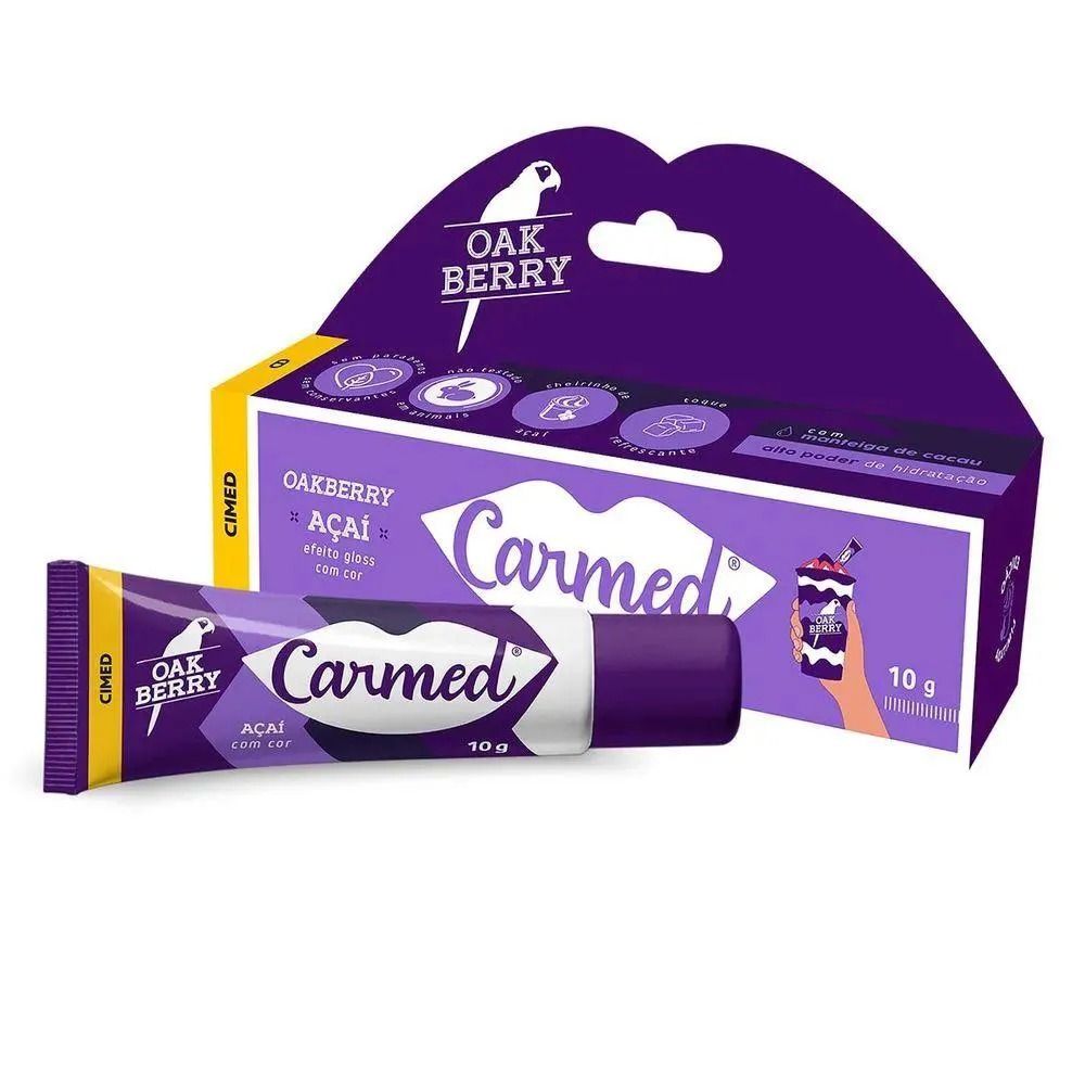 Carmed Hidratante Labial Açaí 10g
