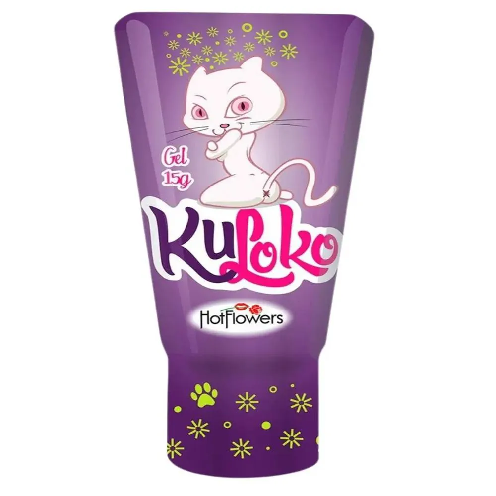 Gel Kuloko Lubrificante 15mg Hot Flowers
