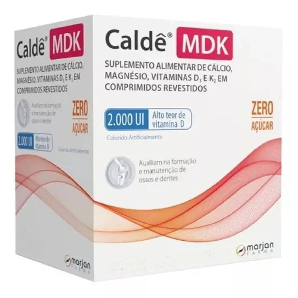 Caldê Mdk 2.000ui com 30 comprimidos - Marjan Farma
