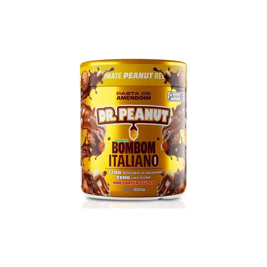 PASTA DE AMENDOIM BOMBOM ITALIANO ZERO LACTOSE DR. PEANUT