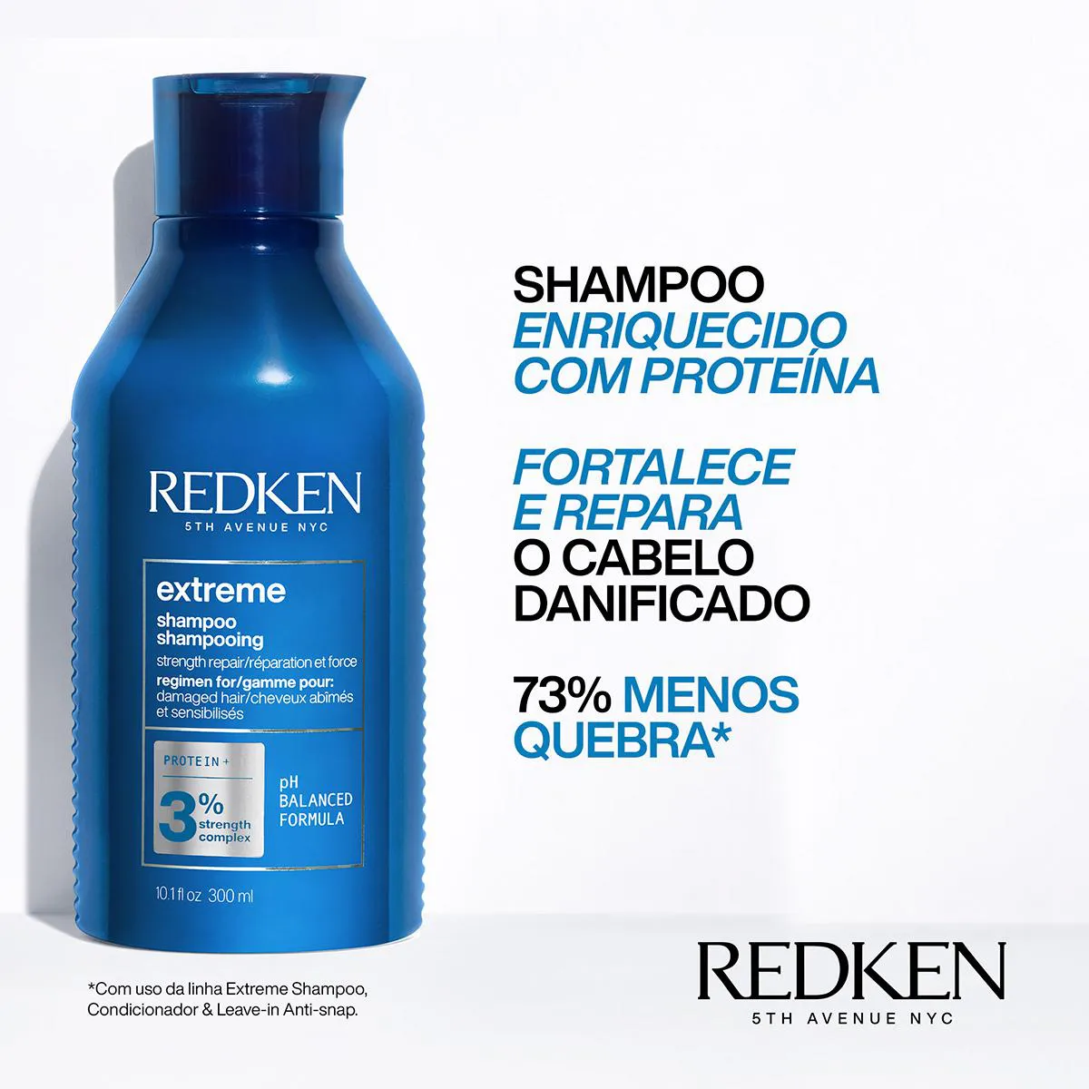Shampoo Redken Extreme Cabelos Danificados 300ml