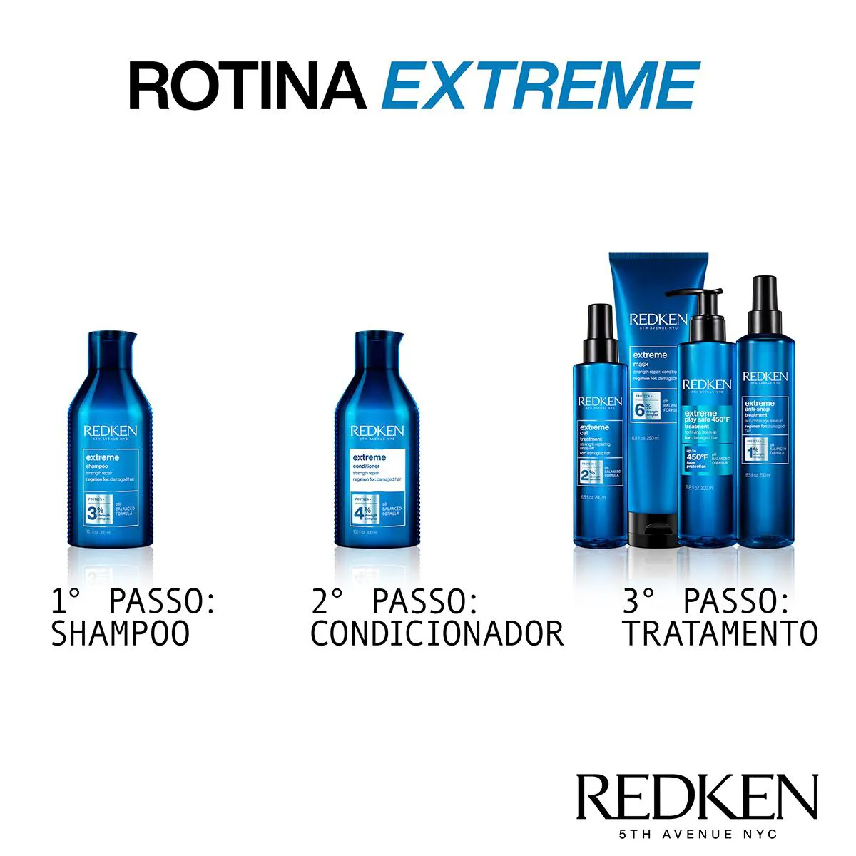 Shampoo Redken Extreme Cabelos Danificados 300ml