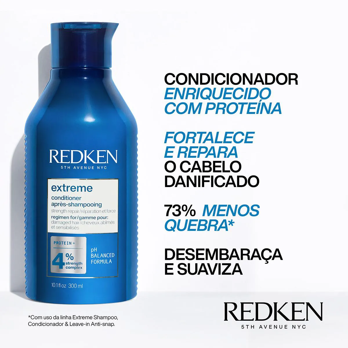 Condicionador Redken Extreme Cabelos Danificados 300ml