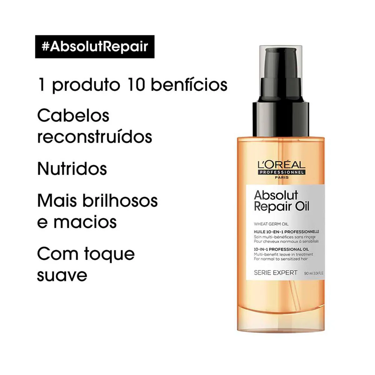 Óleo Capilar L'Oréal Professionnel Absolut Repair Cabelos Danificados 90ml