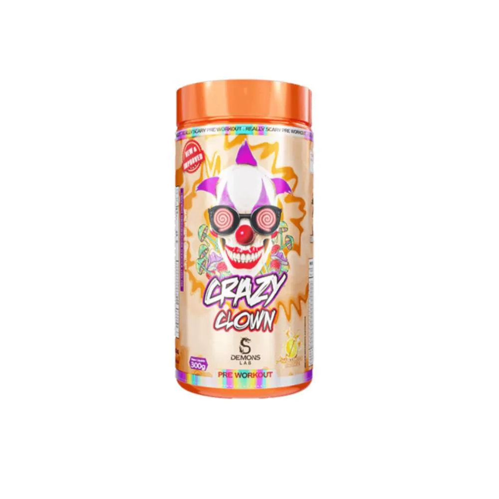Pre Treino Crazy 300g Freee Workout Halloween Orange - Demons Lab