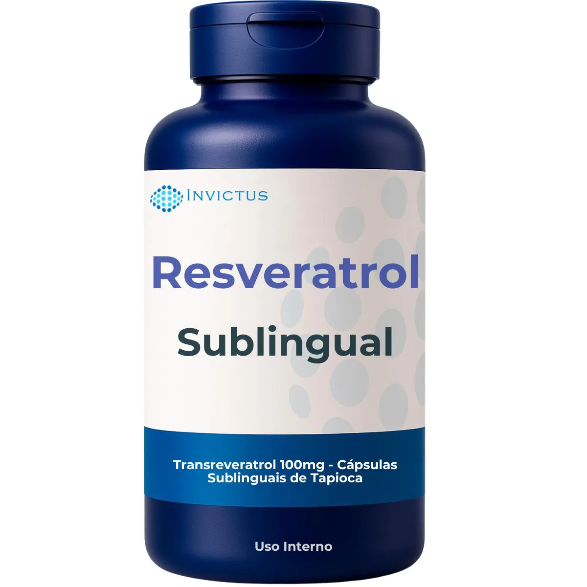 Resveratrol Sublingual 100mg – Alta Absorção - 60 cápsulas