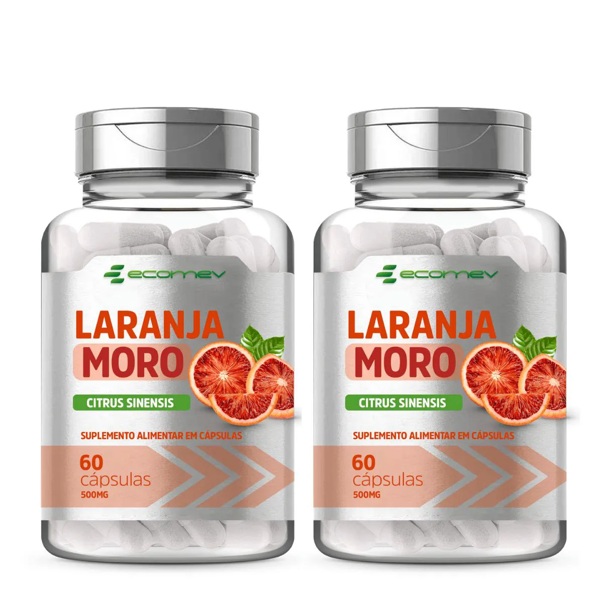 2x Laranja Moro Morosil 60 cápsulas 500mg Ecomev