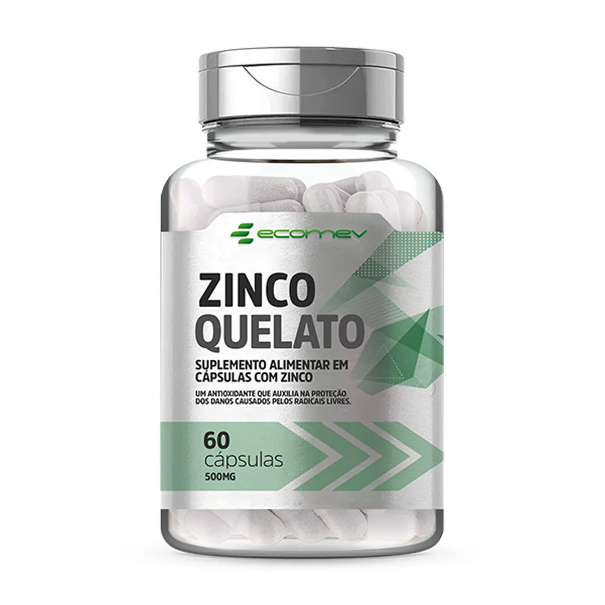 Zinco Quelato 400mg 60 cápsulas Ecomev