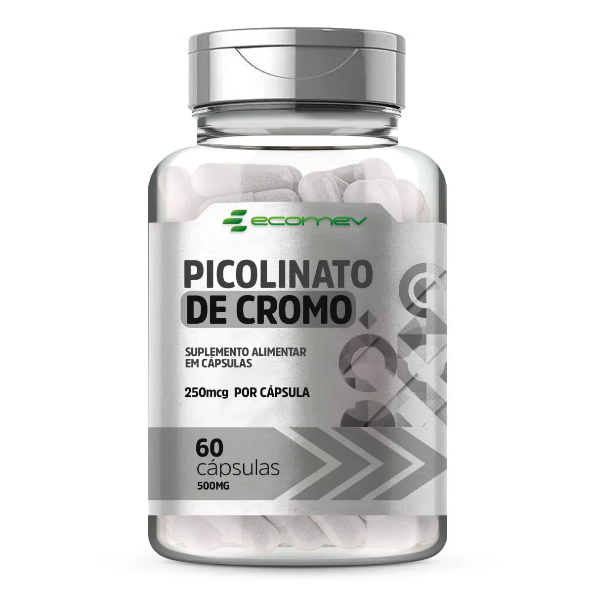 Picolinato de Cromo 250mcg 60 cápsulas Ecomev