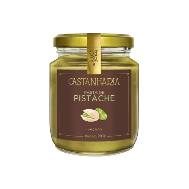 KIT 2X: PASTA DE PISTACHE/MACADâMIA VEGANA CASTANHARIA 210G