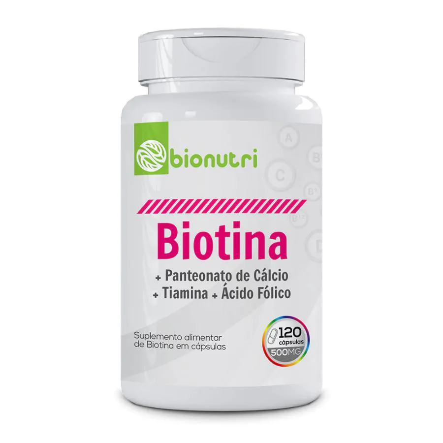 Biotina 500mg 120 cápsulas - Bionutri