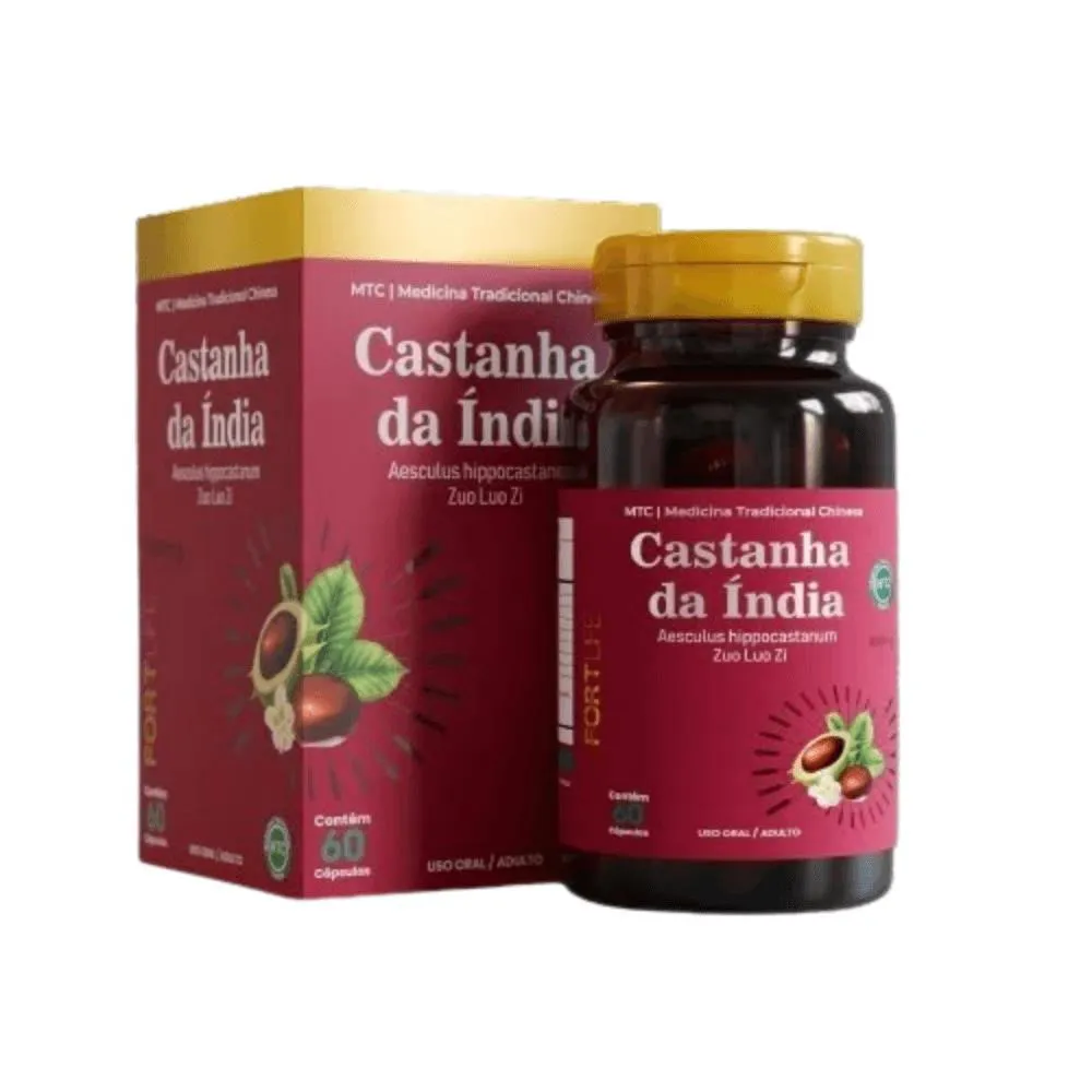 Castanha da India 500mg C 60 cápsulas Fortlife