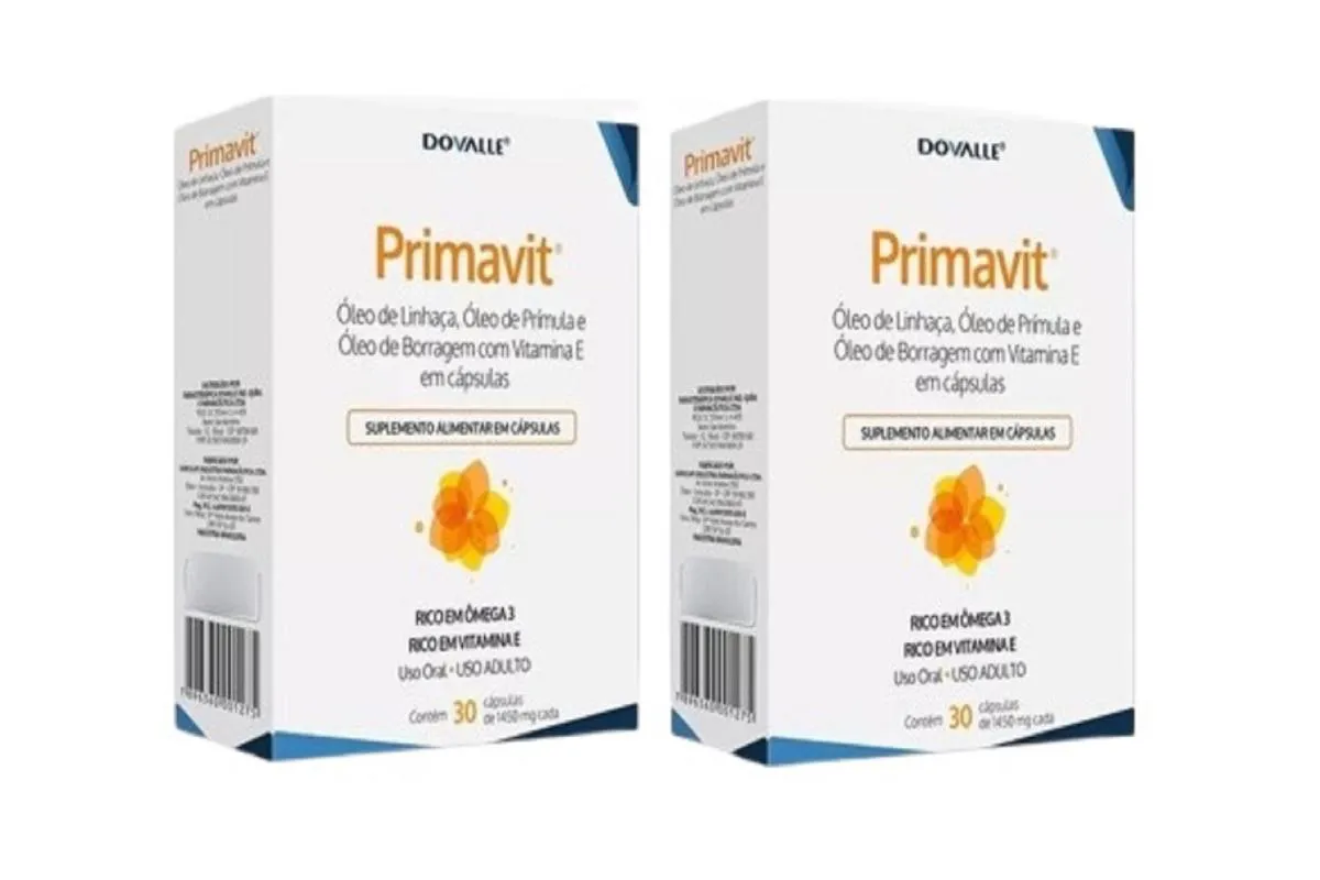 Kit 2 Primavit C/ 30 cápsulas de Gel
