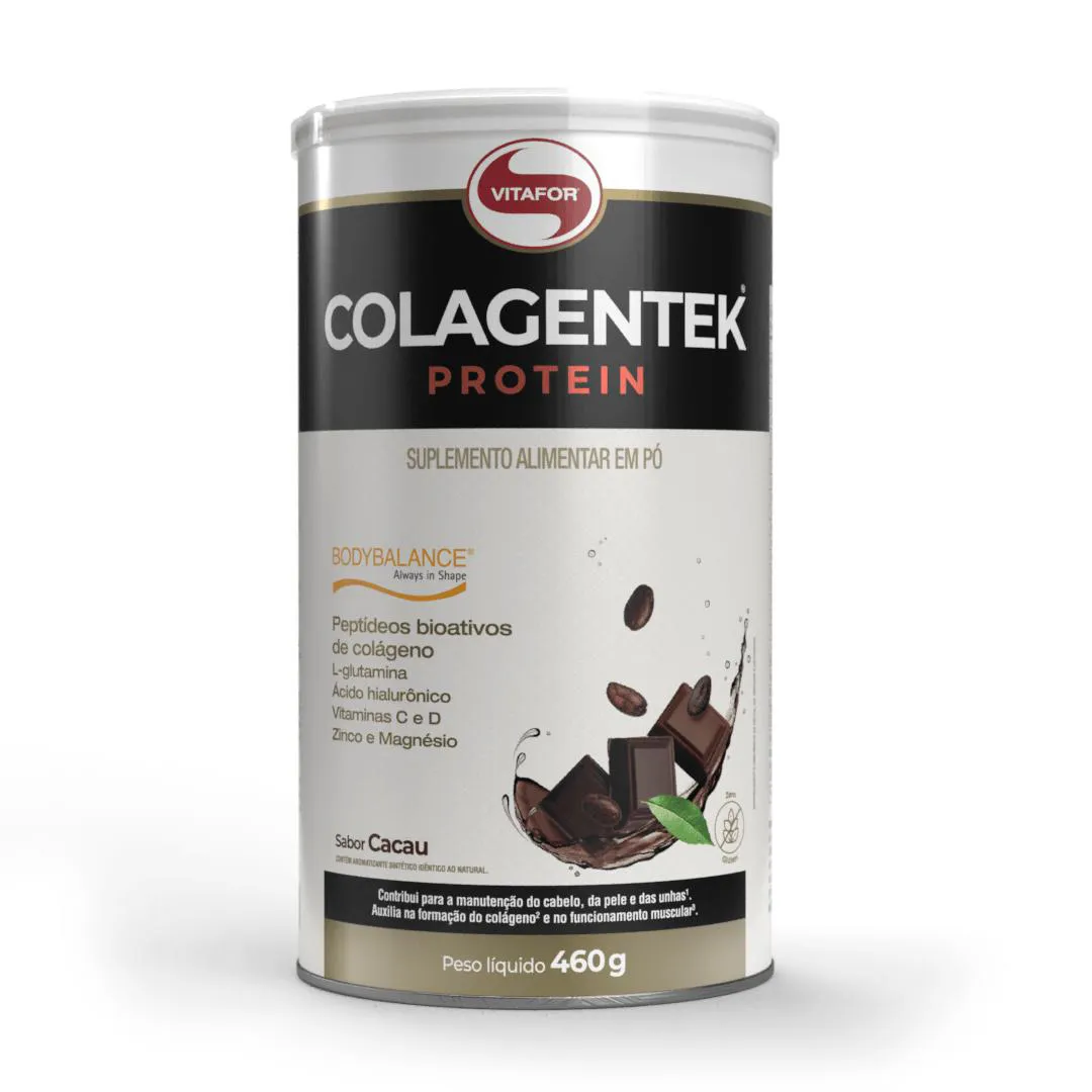 Colagentek Protein Bodybalance Cacau - 460g - Vitafor