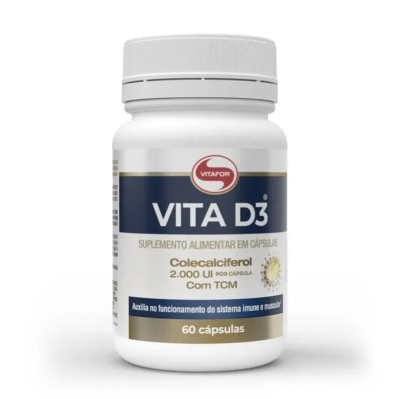 Vita D3 - 60 cápsulas - Vitafor