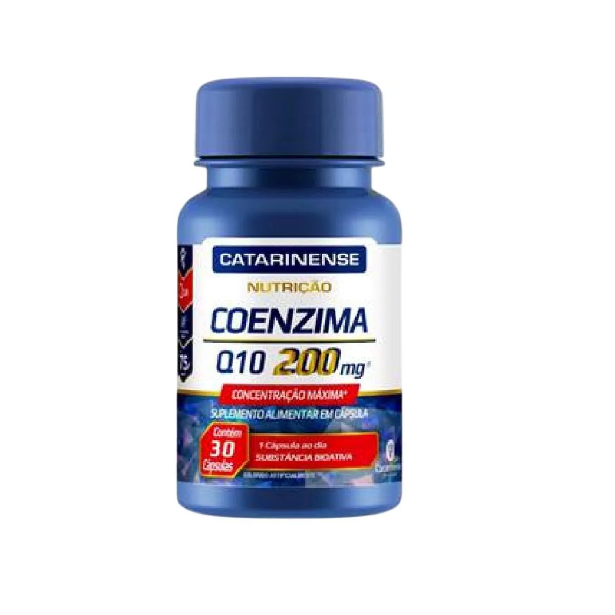 Coenzima Q10 200 Mg Catarinense Nutricao C30 Caps