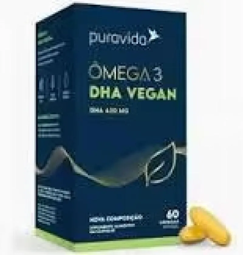 Omega 3 Dha Vegan - (60 cápsulas) - Padrão: Único