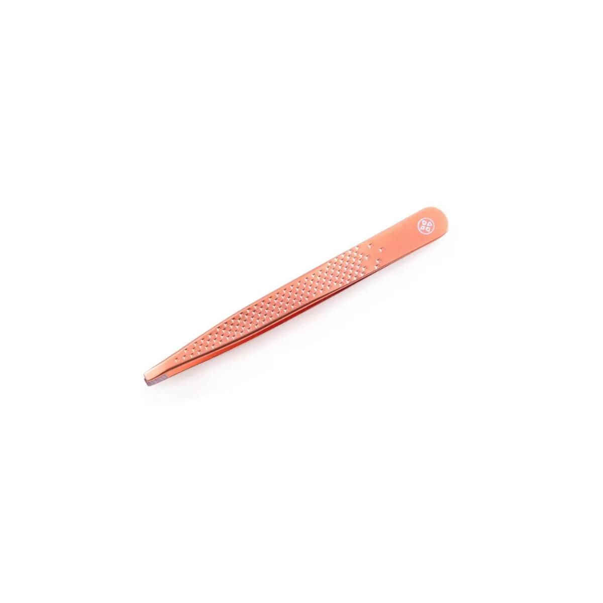 Pinça Ponta Reta Rose Gold Bc512 Design Sobrancelhas Mundial
