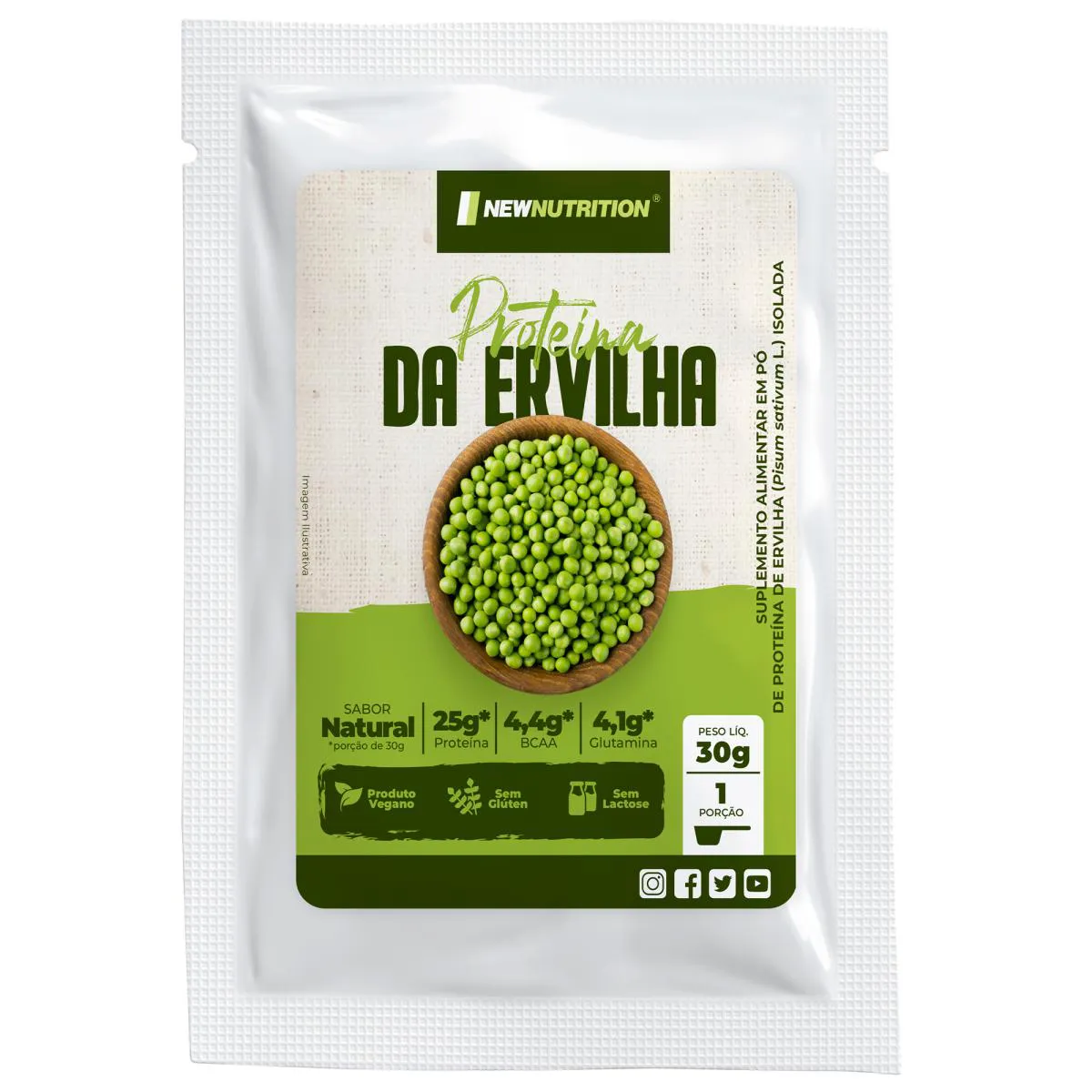 Sache Proteina da Ervilha 30g Natural