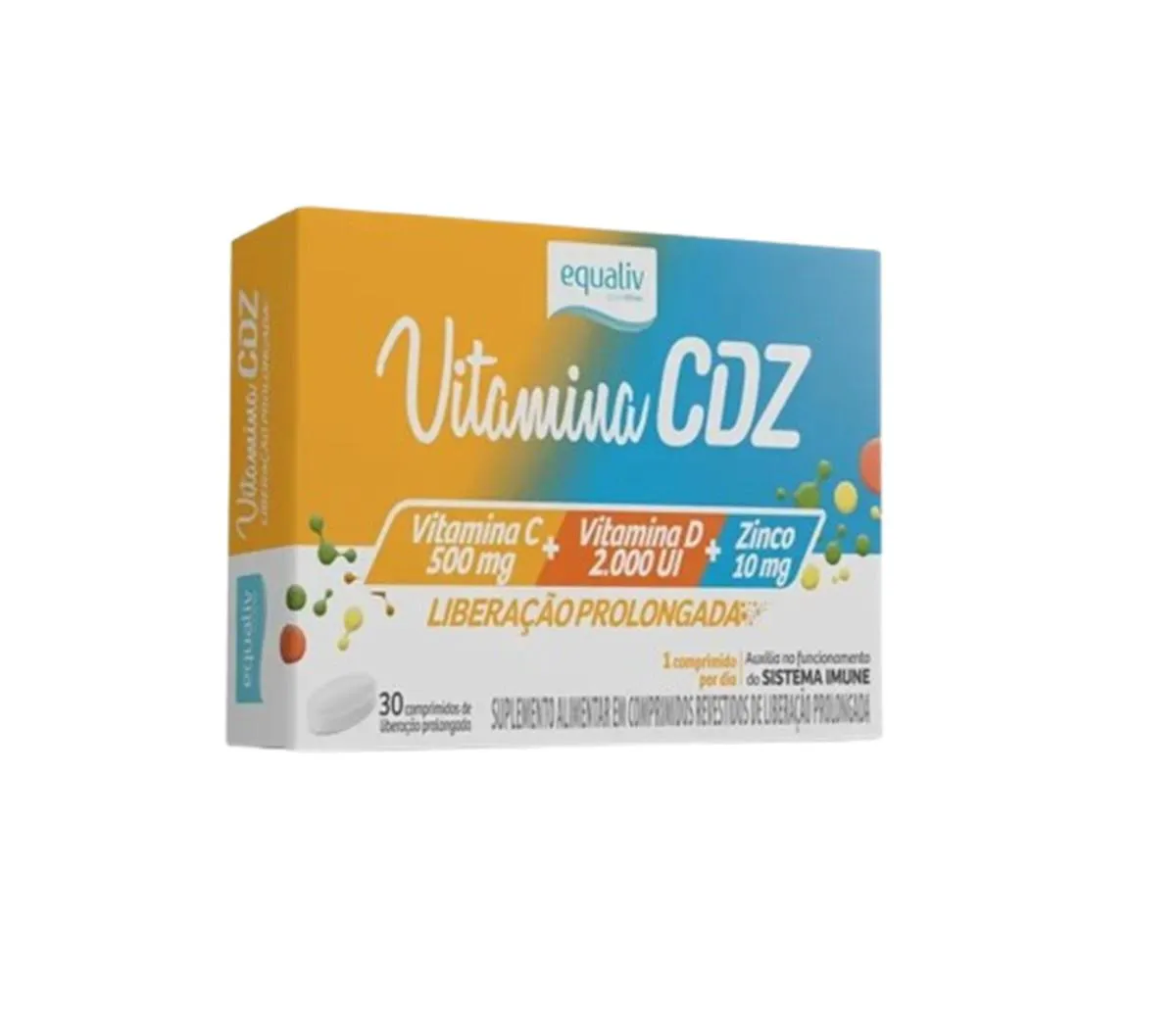 Suplemento Vitamina Cdz 30 comprimidos - Equaliv