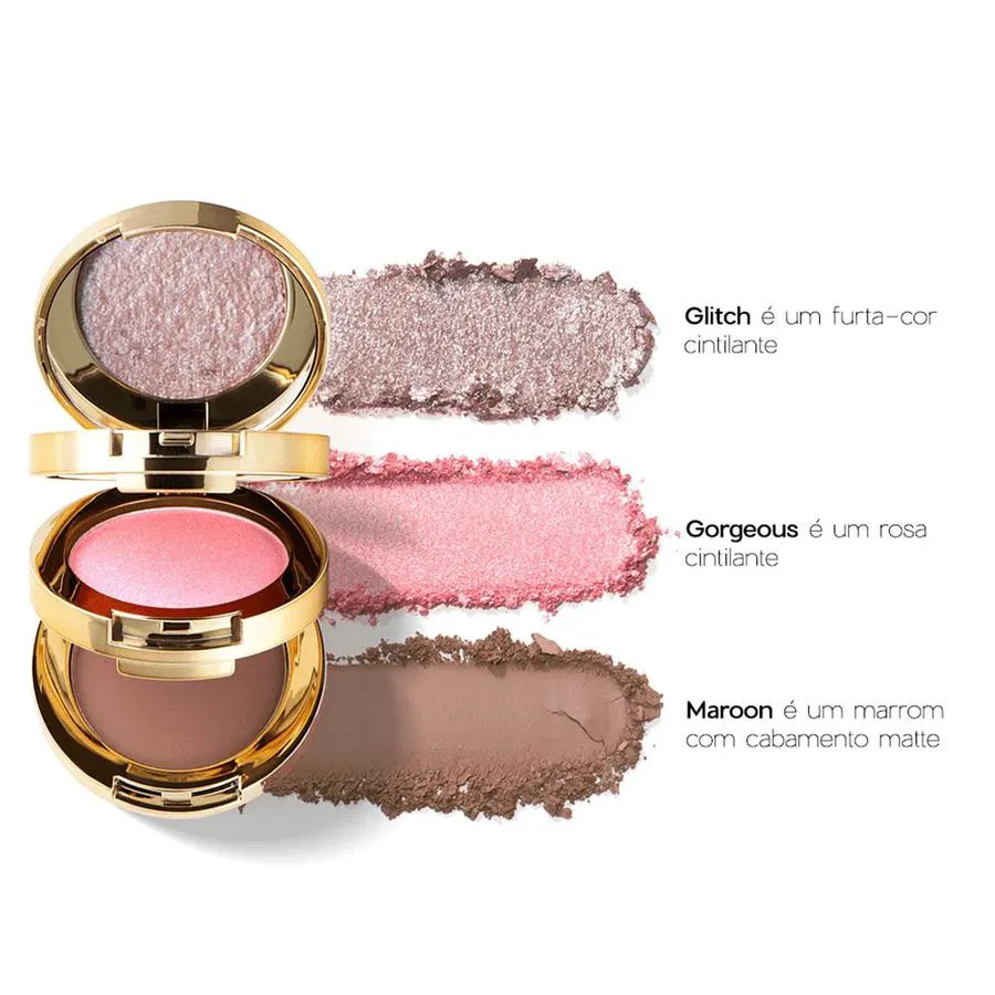 Océane Nádia Tambasco 3 To Go Dazzle - Paleta de Sombras 7,8g
