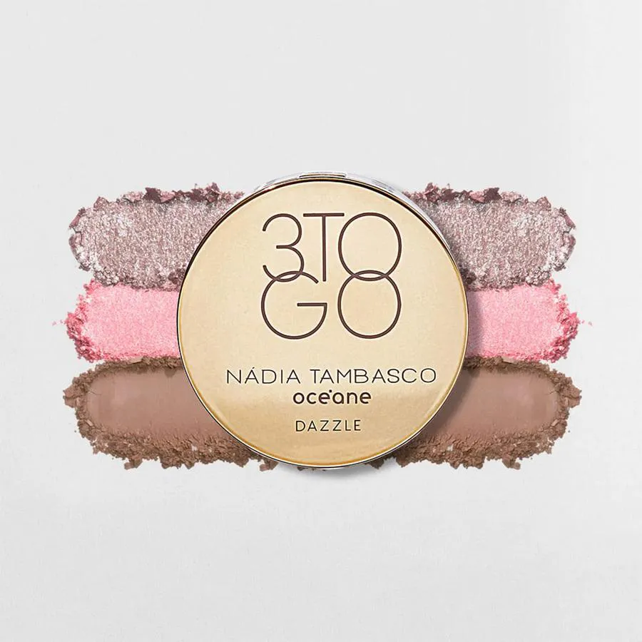 Océane Nádia Tambasco 3 To Go Dazzle - Paleta de Sombras 7,8g