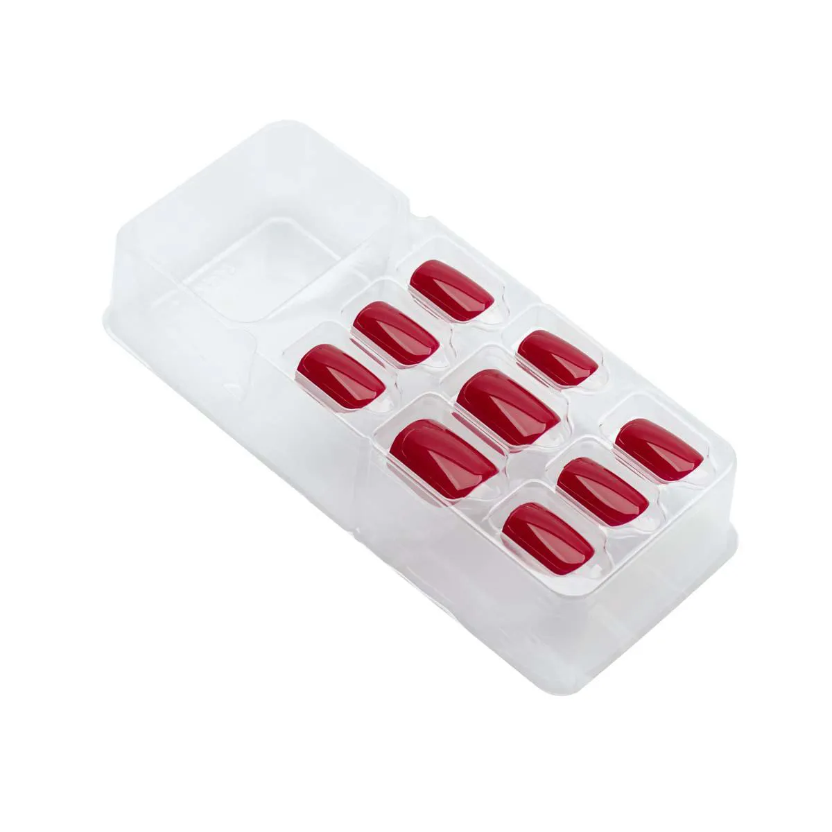 Unhas Autocolantes Kiss NY Impress Color Quadrado Curto Tweetheart 30 Unidades