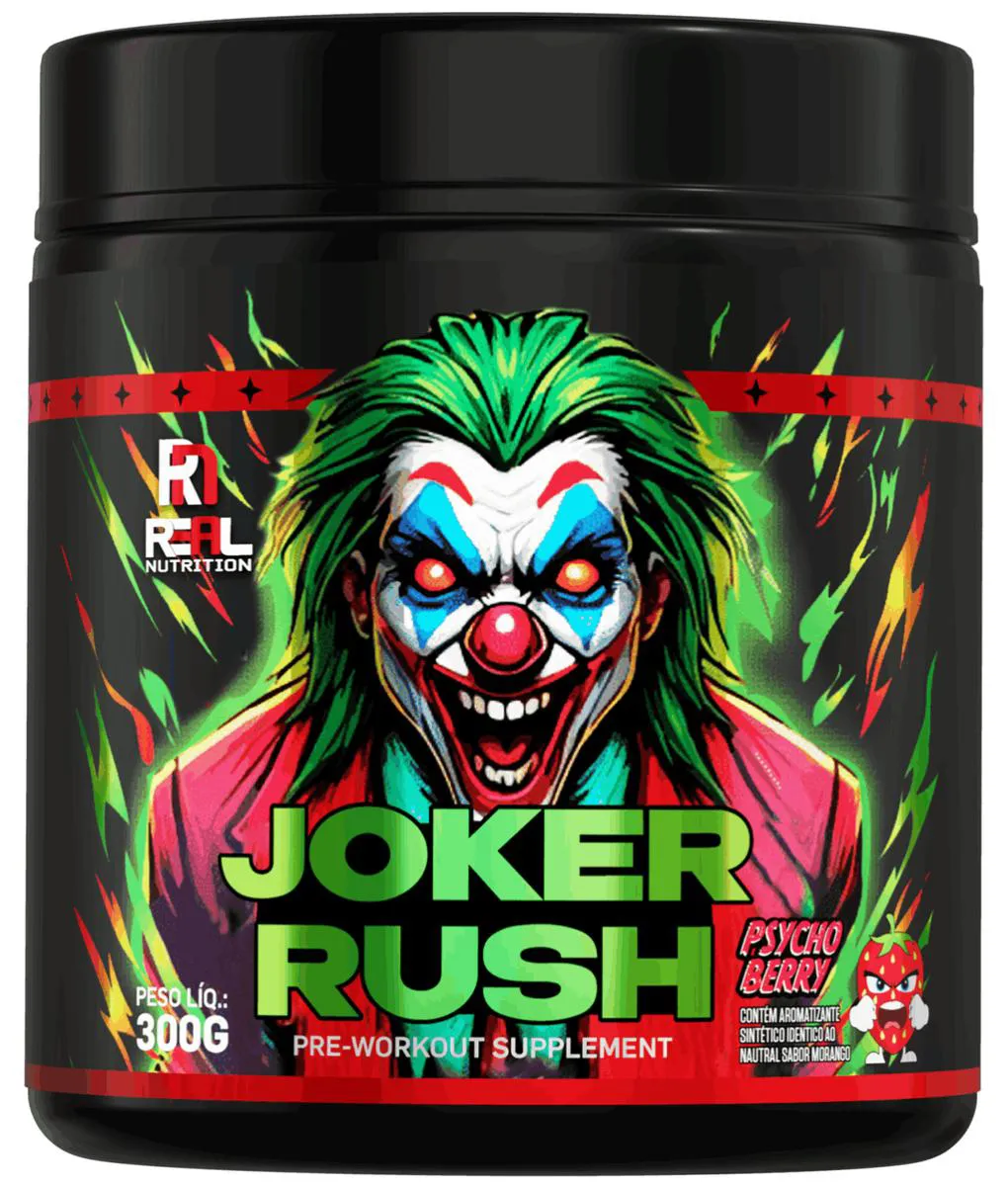 Pré Treino Joker Rush Real Nutrition - 300G Morango