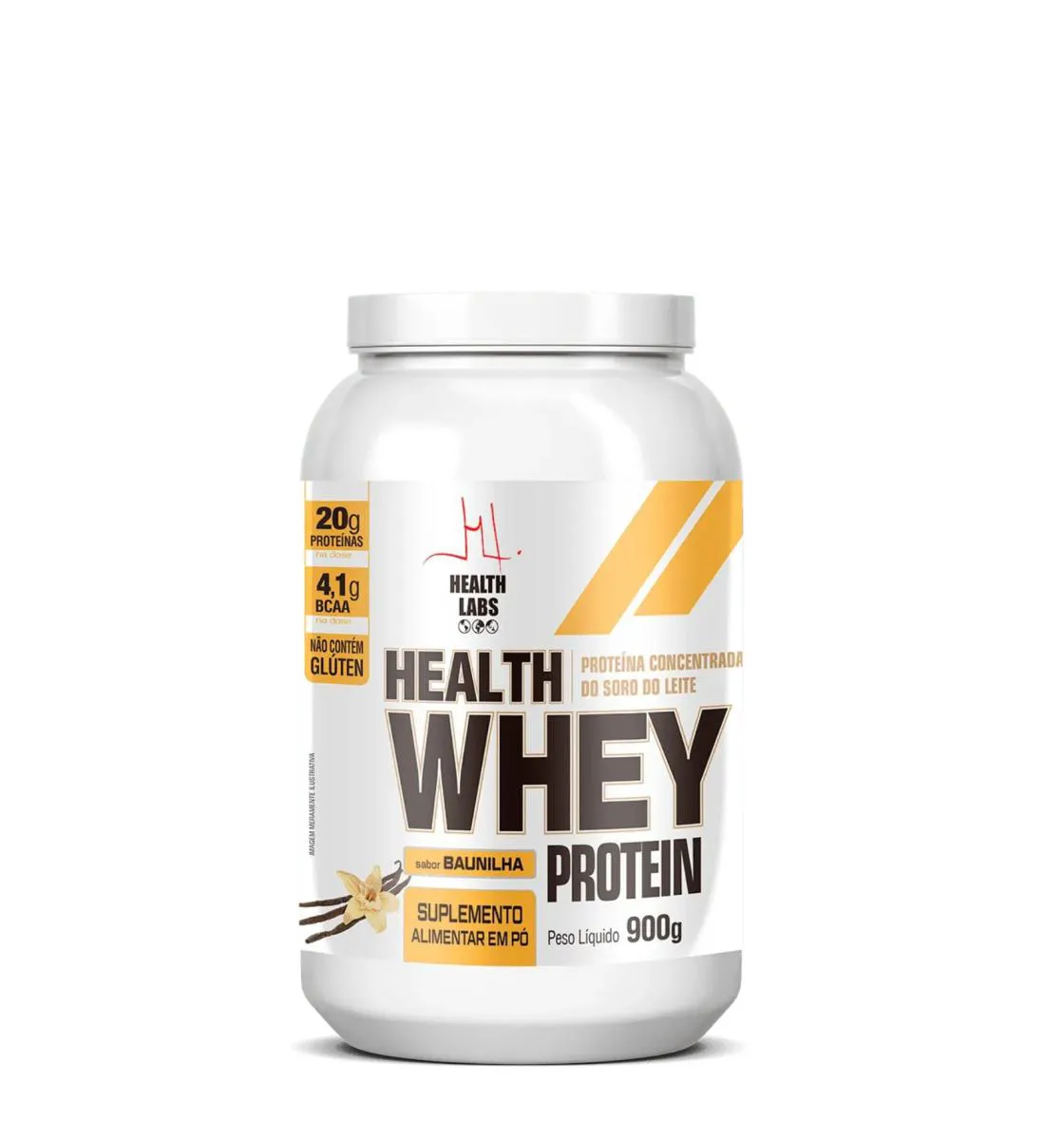 Health Whey Protein 900g Sabor Baunilha - Original