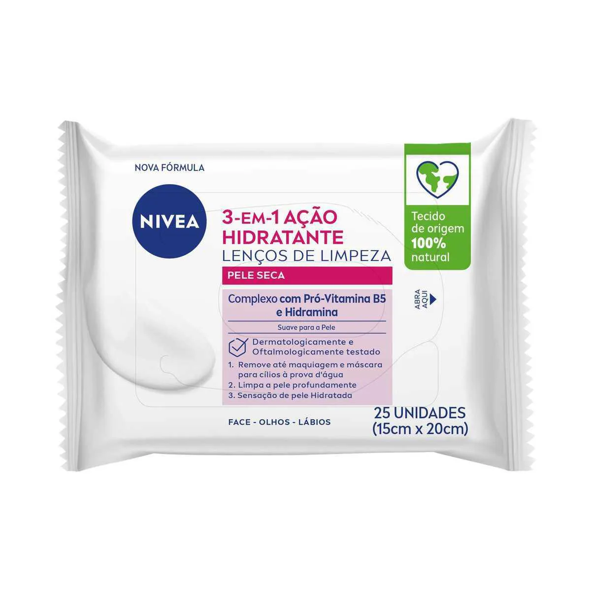 Lenço Demaquilante Neutrogena Deep Clean C/25un