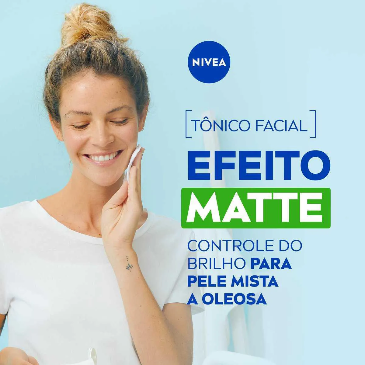 Tônico Adstringente Facial Nivea Controle do Brilho Efeito Matte com 200ml