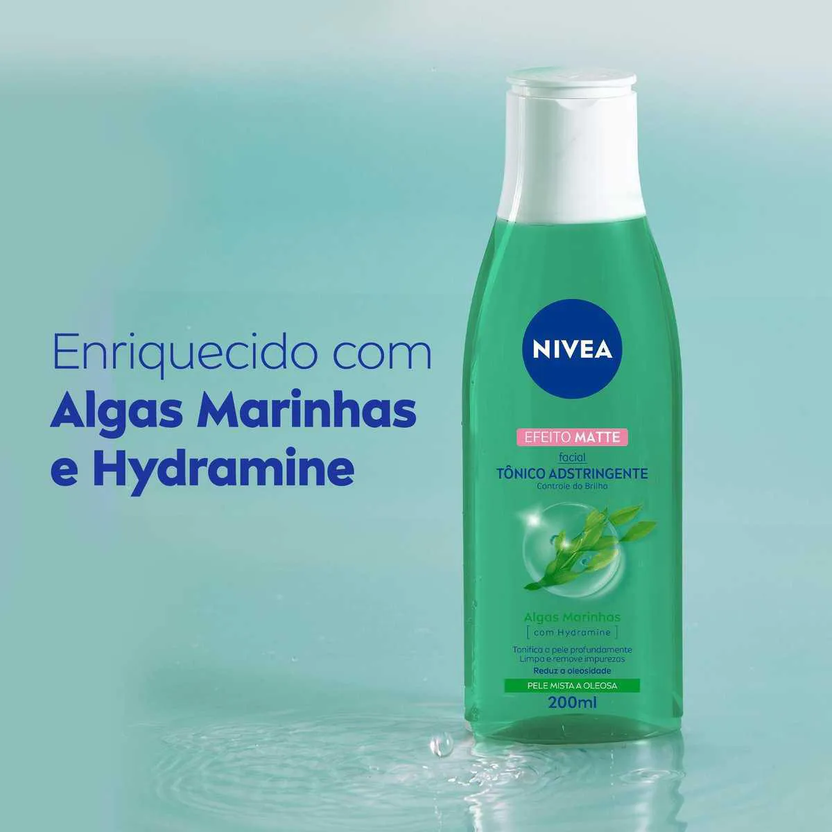 Tônico Adstringente Facial Nivea Controle do Brilho Efeito Matte com 200ml