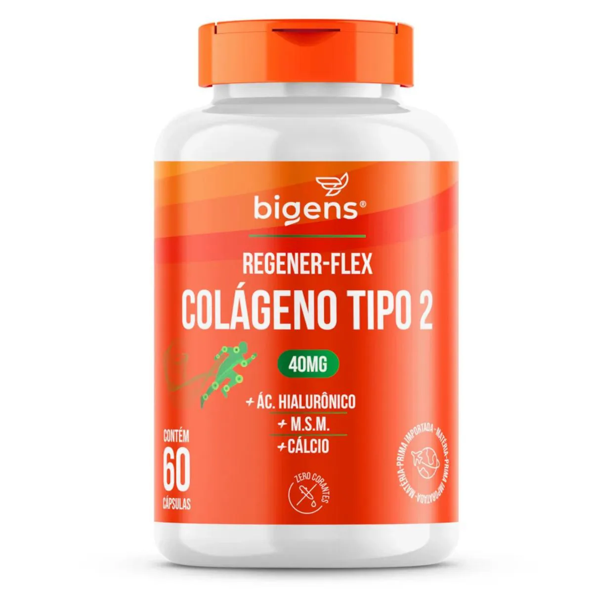 Colágeno Tipo Ii Regener Flex Bigens 60 Capsulas sem Sabor