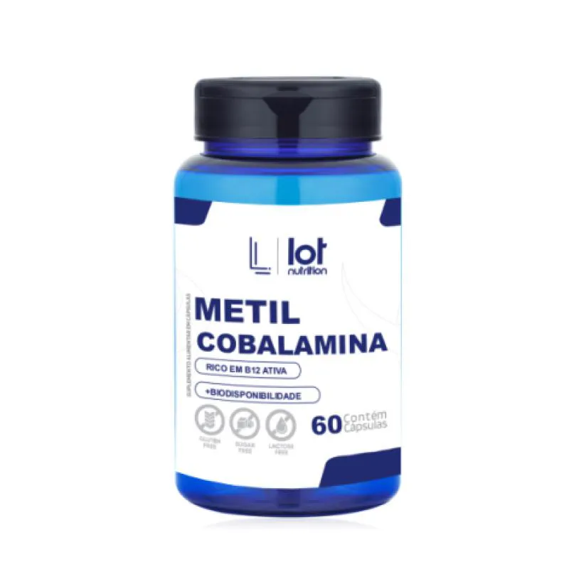 Metilcobalamina 60 cápsulas Fadiga Mental B12 Premium