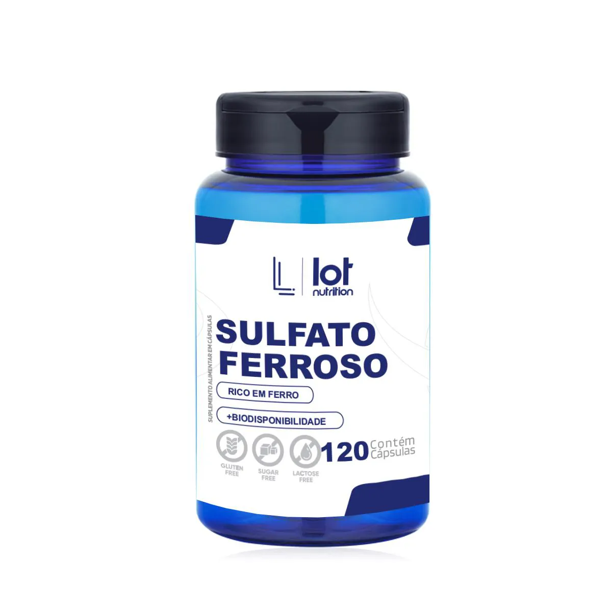 Sulfato Ferroso 30mg 120 cápsulas