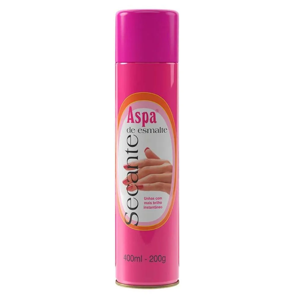 Kit 6Un Spray Secante de Esmalte Aspa - 400ml - Seca Instantaneo