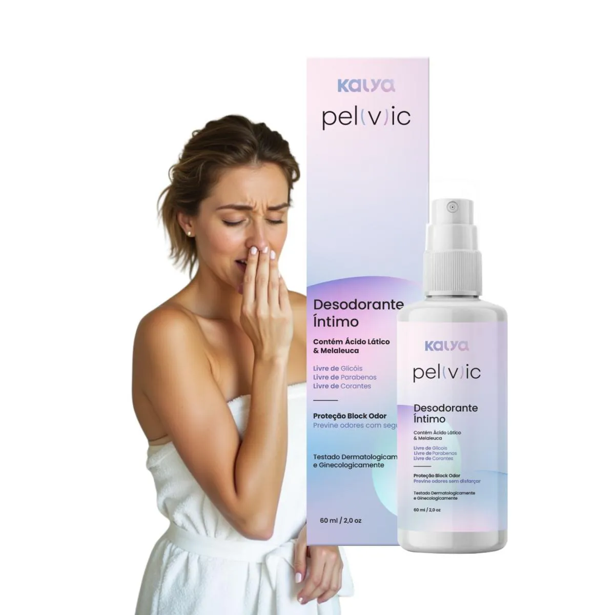 Desodorante para Partes Íntimas Perfume Íntimo Fórmula Suave
