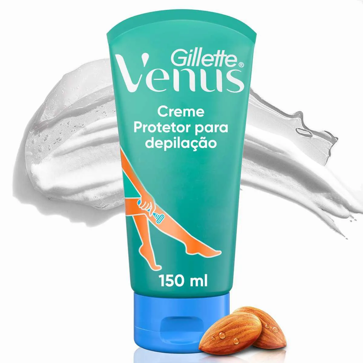 Creme Protetor para Depilação Gillette Venus Suavidade e Maciez 150ml