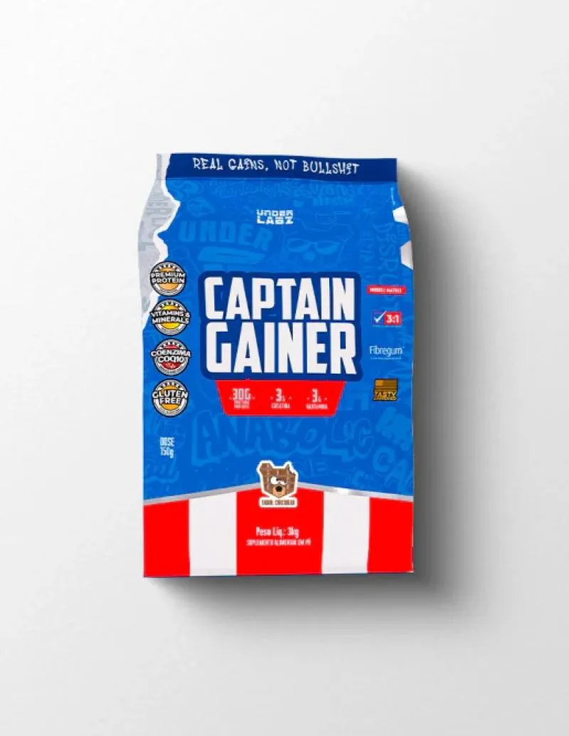Captain Gainer (3kg) - Sabor: Chocobear
