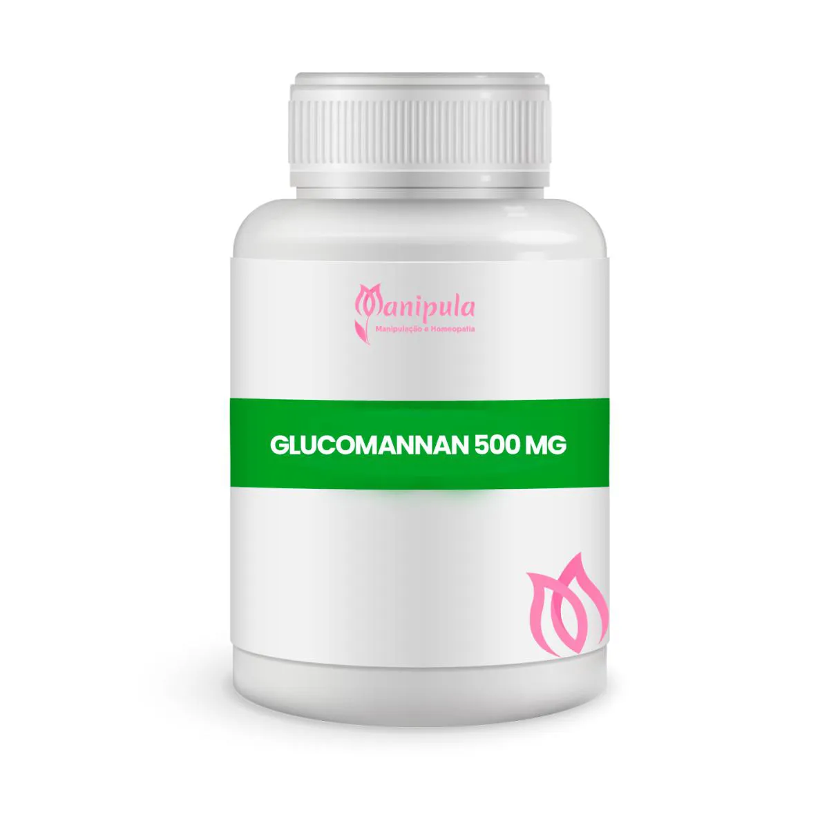 Glucomanan 500 Mg - Auxílio Natural para Saciedade e Controle de Peso | 60 Doses
