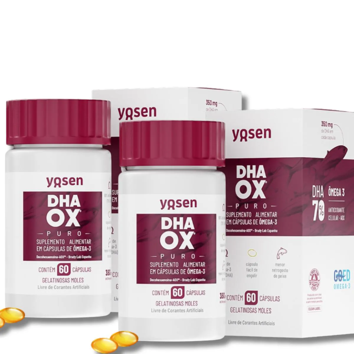 Kit 2 Dhaox Puro - 60 cápsulas Yosen